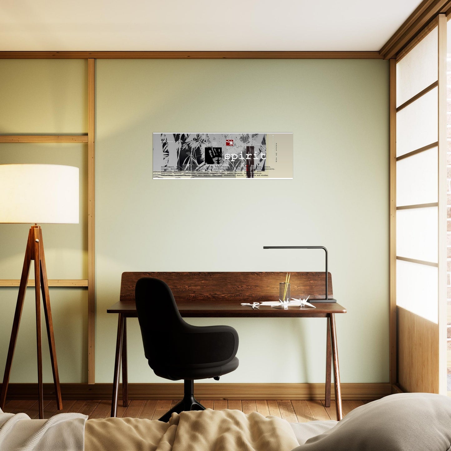 SPIRIT OF EARTH, LIFE AND PEACE - 30 X 90 cm Aluminum Print