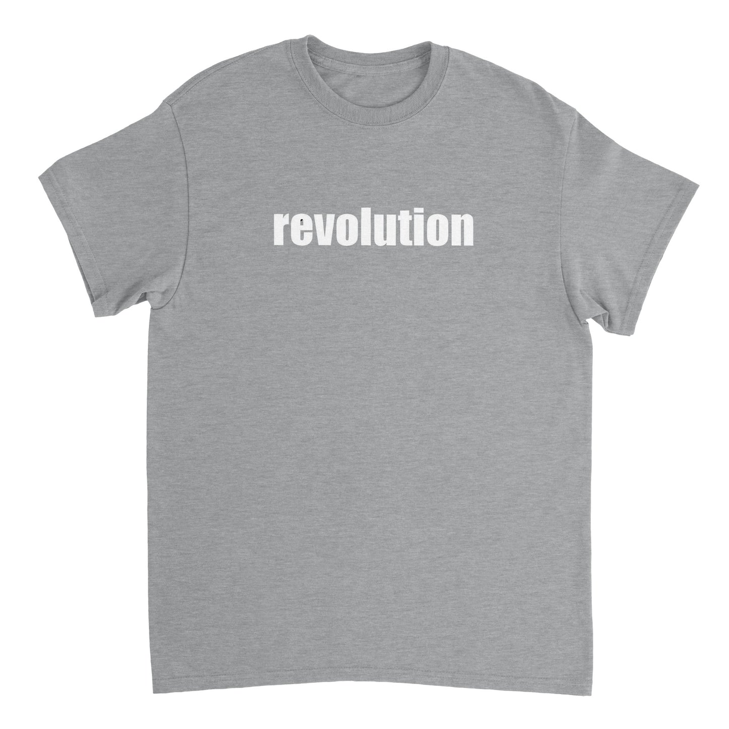 REVOLUTION - Heavyweight Unisex Crewneck T-shirt