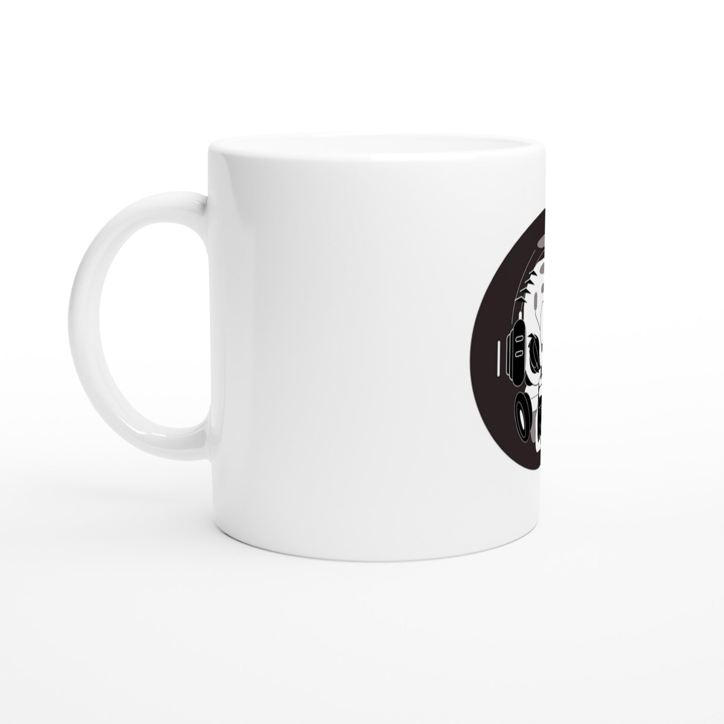 THE CYBORG - White 11oz Ceramic Mug