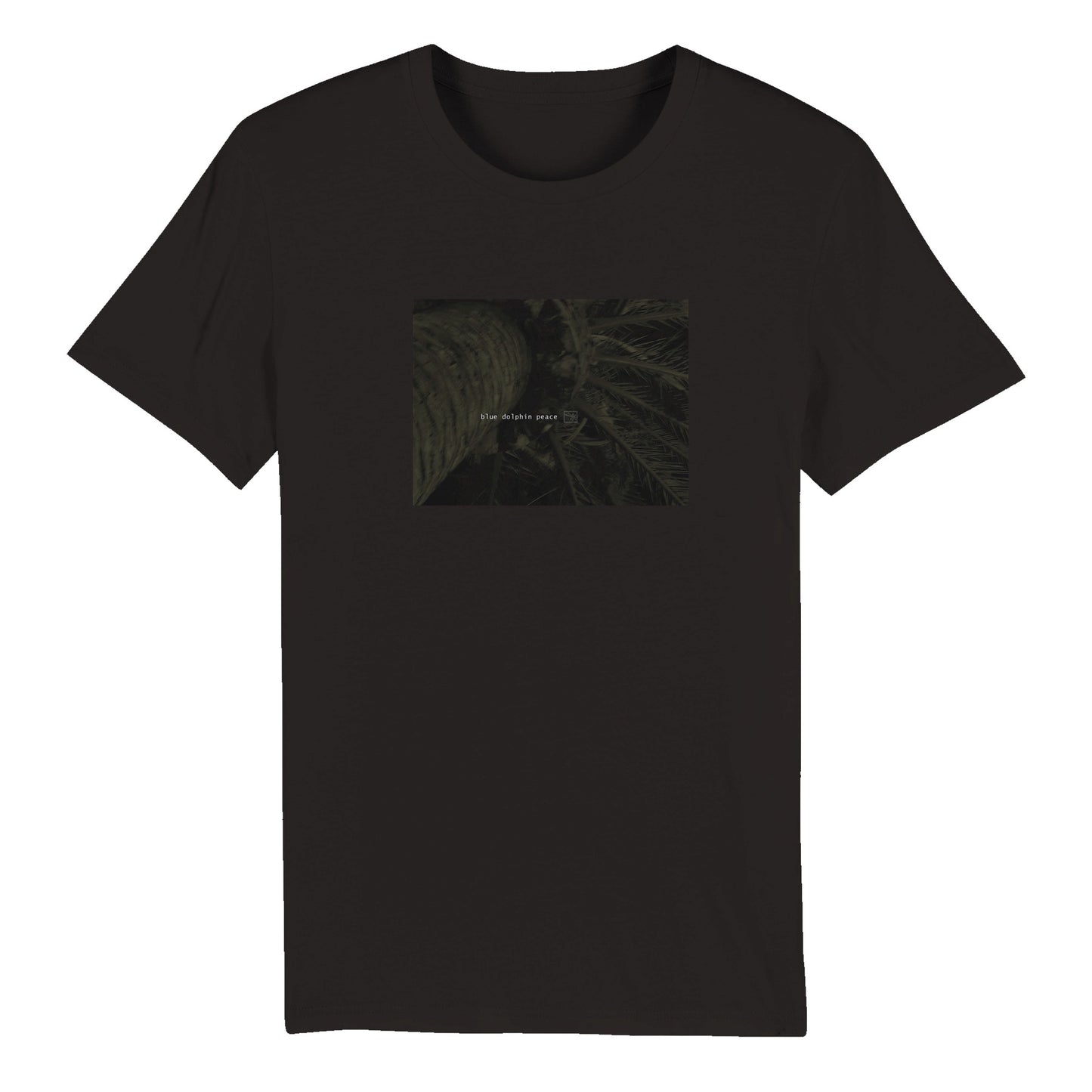 BLUE DOLPHIN PEACE BOTANICAL VERSION 2008/013 - Organic Unisex Crewneck T-shirt