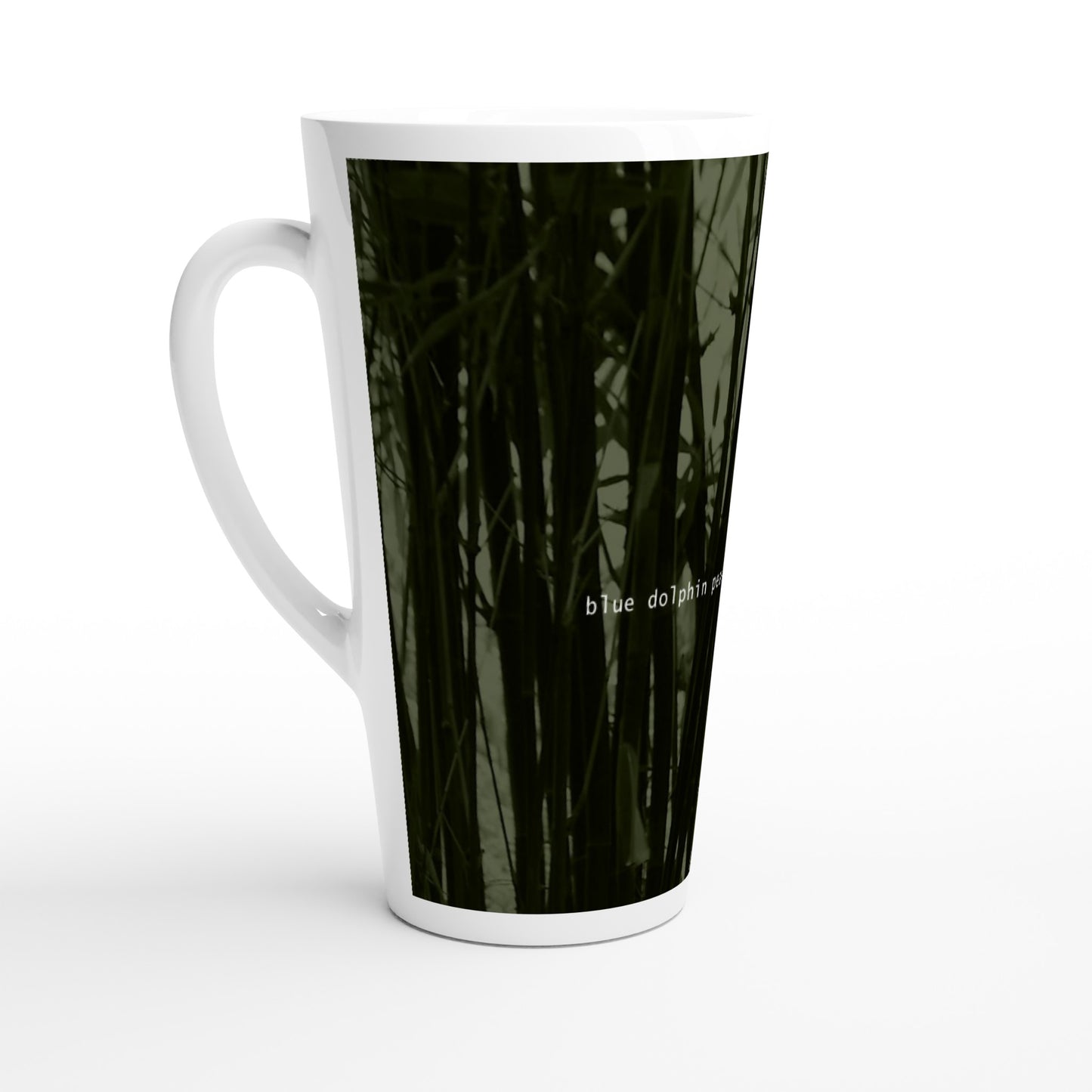 401 BAMBOO POLES V2008/301 - White Latte 17oz Ceramic Mug