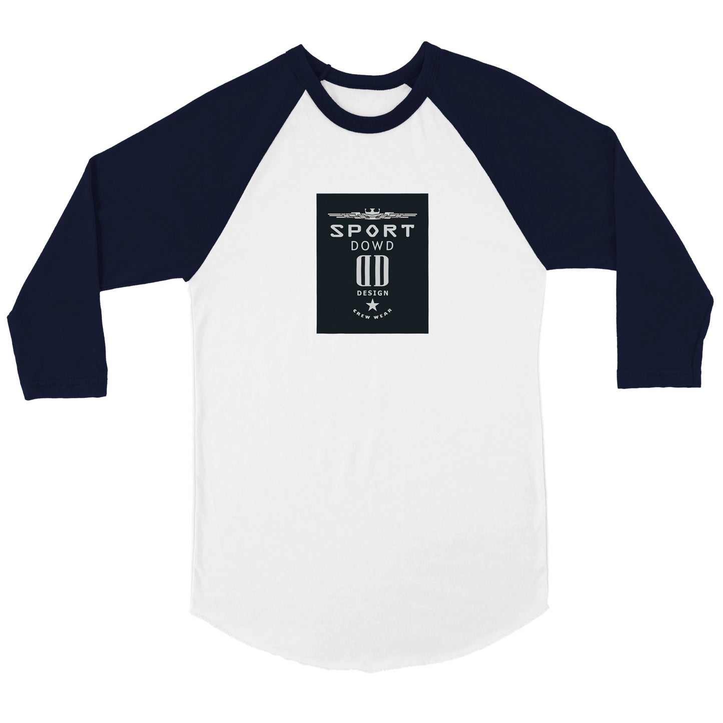 SPORT DOWD DESIGN CREW WEAR - Unisex 3/4 sleeve Raglan T-shirt