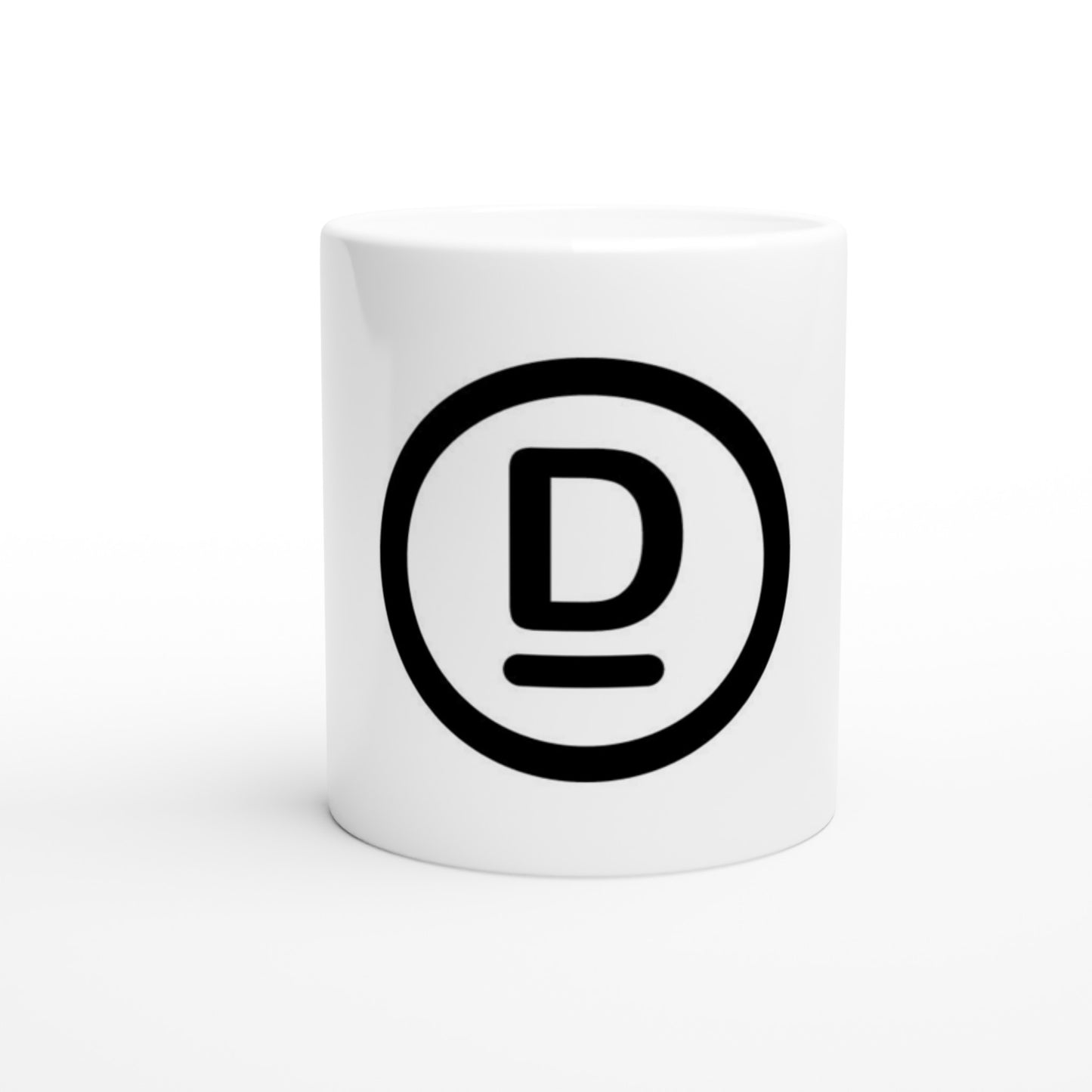 HIGH - D - White 11oz Ceramic Mug