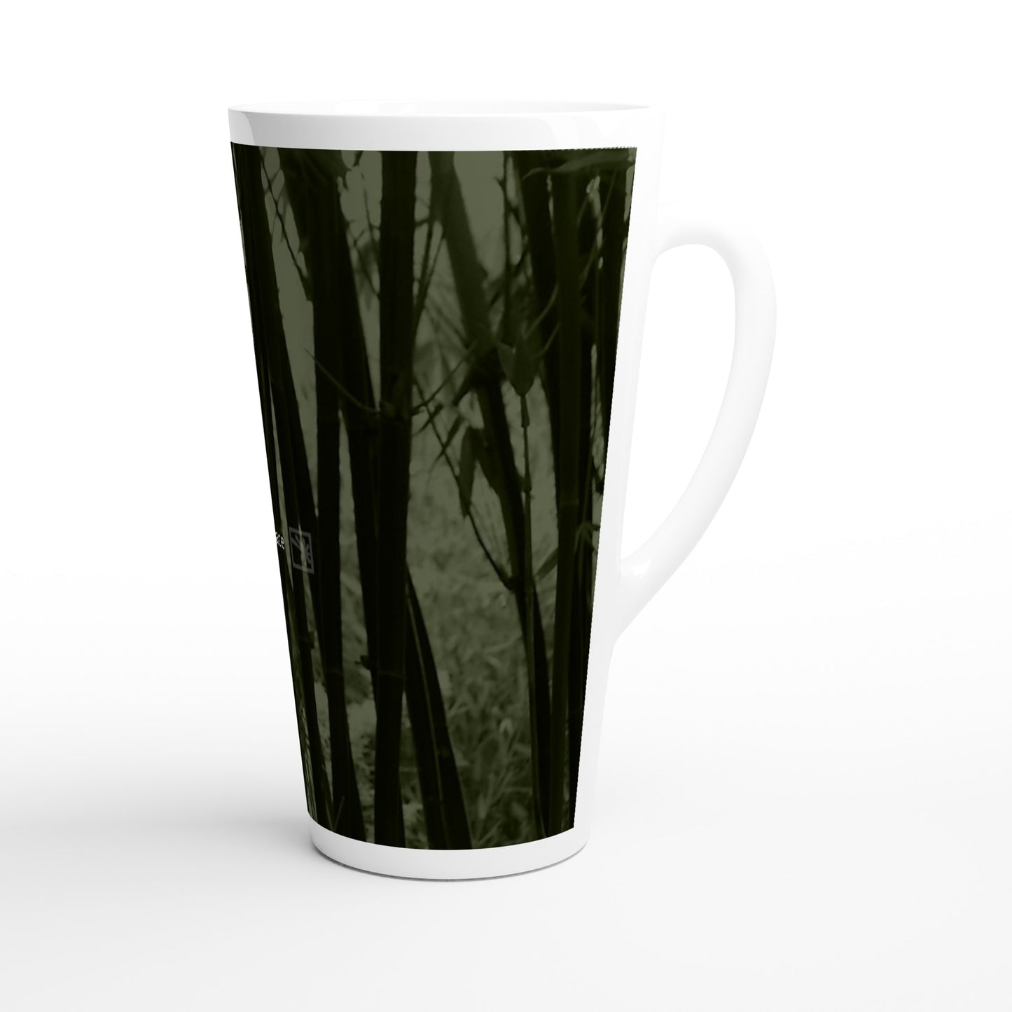401 BAMBOO POLES V2008/301 - White Latte 17oz Ceramic Mug