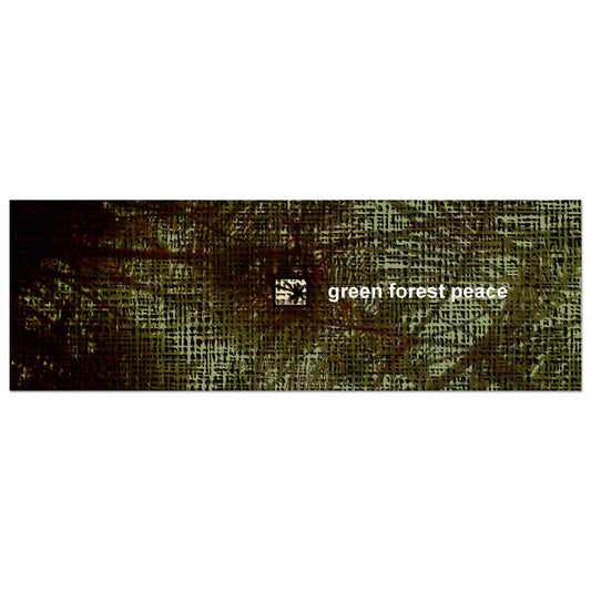 GREEN FOREST PEACE - 30 X 90 cm Aluminum Print