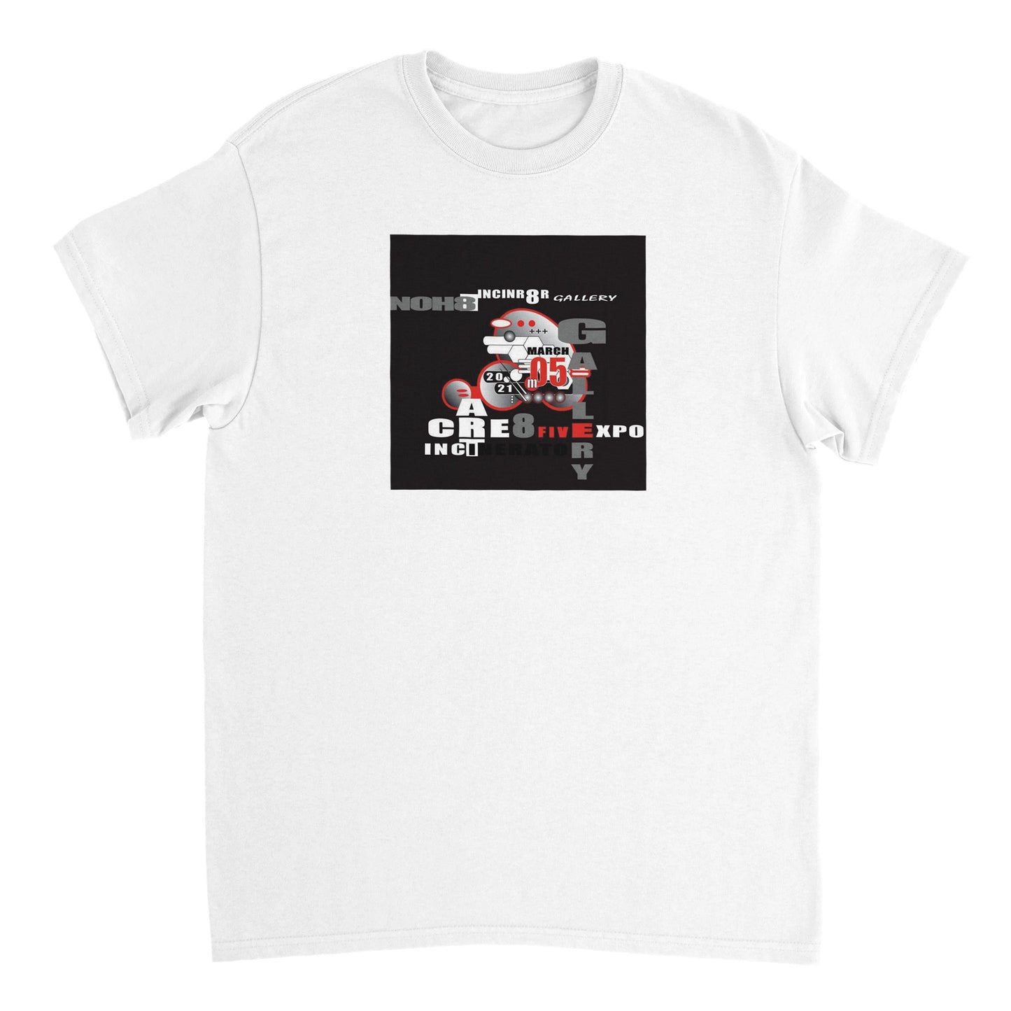 CRE-8 ARTIST EXPO - Heavyweight Unisex Crewneck T-shirt